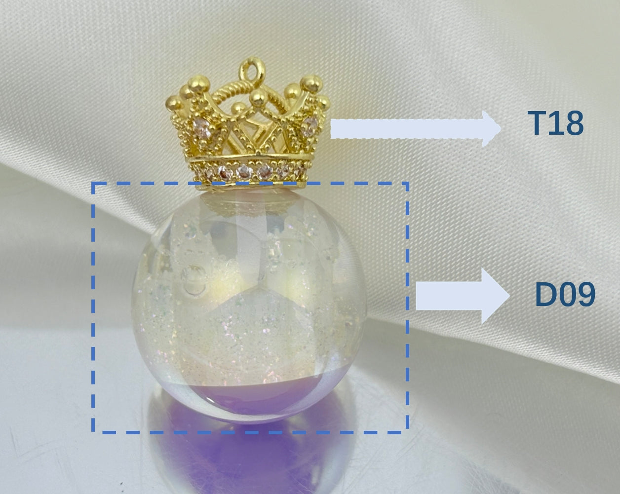 D09星空のソロビーズ(20MM~25MM)