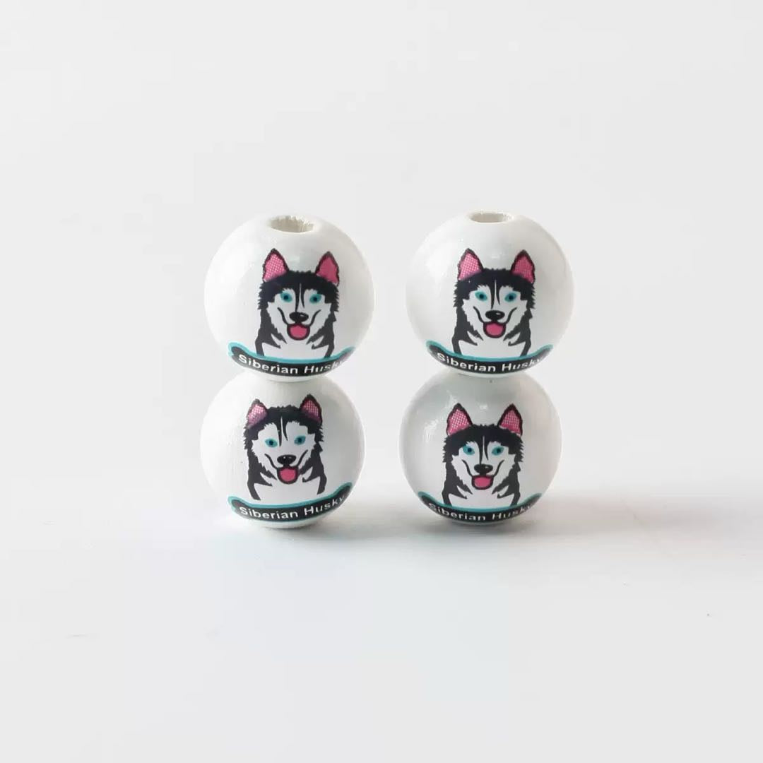 S40 木製犬ビーズ(16mm)
