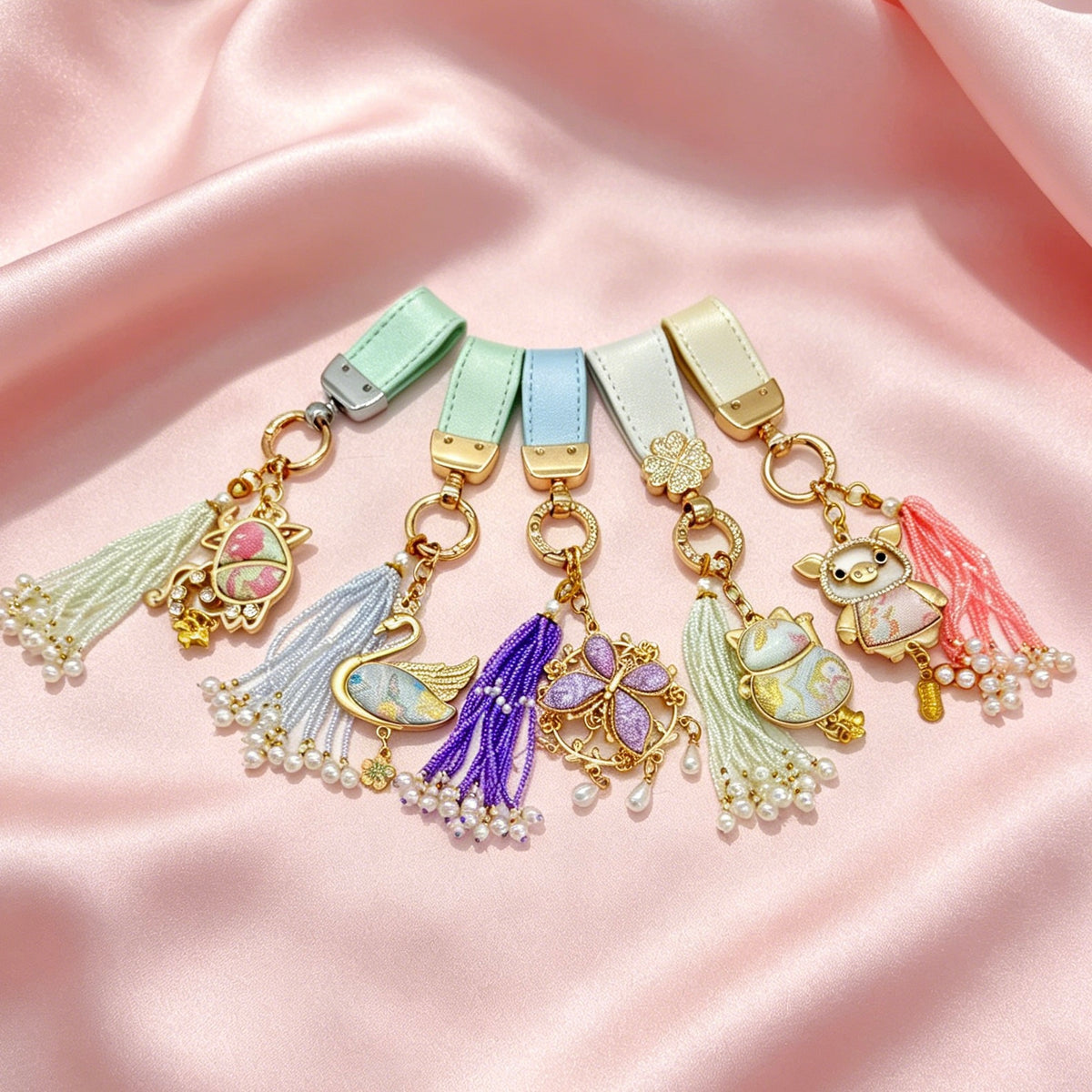 [開封] NEW.ぷち雫 かわいい 完成品 キーホルダー・スマホストラップ