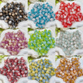 [開封] NEW.直径約 12mm レジン丸ビーズ、豊富なカラーと様々な工芸デザイン アクセサリー自作 DIY 手芸素材（50 種類以上）