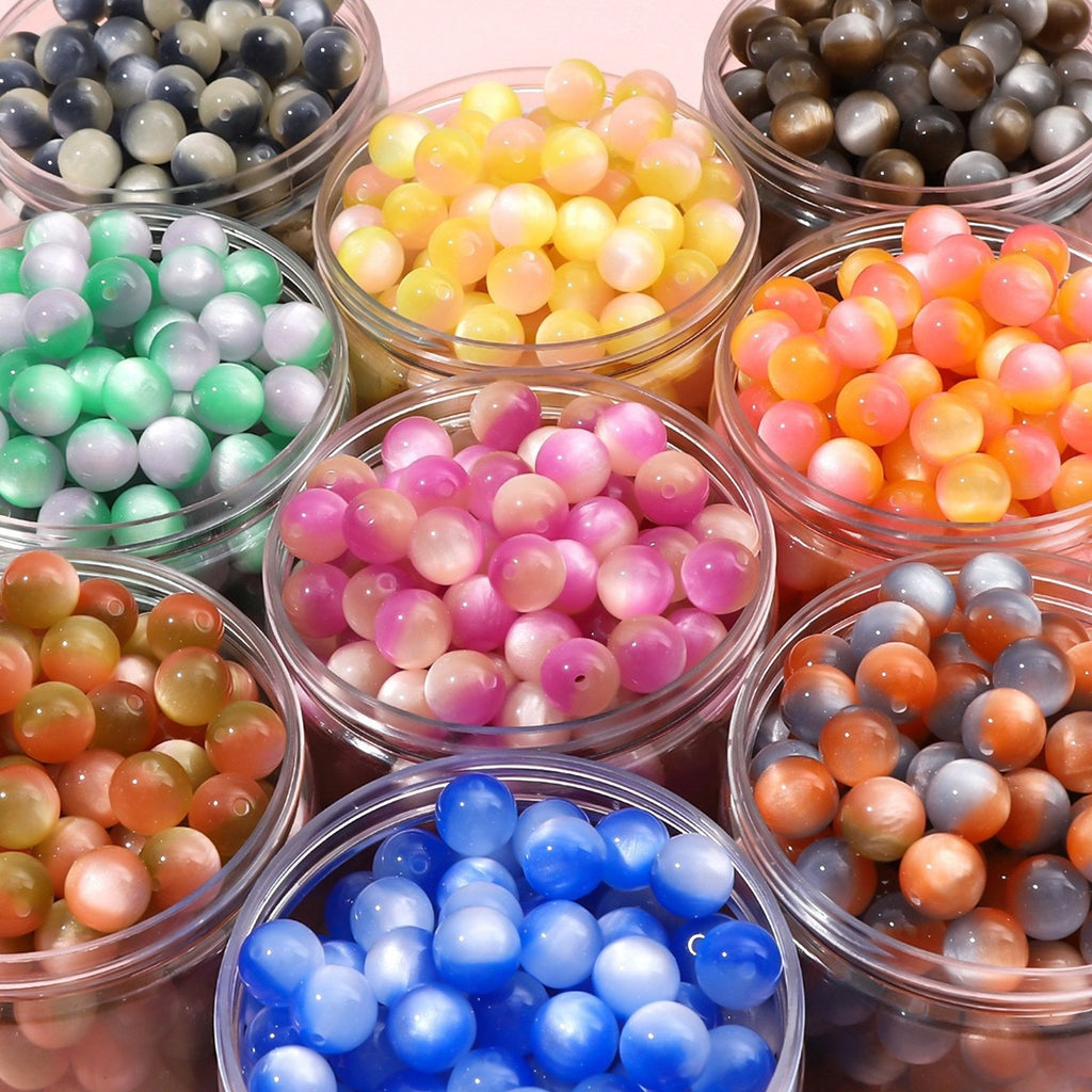 [開封] NEW.直径約 12mm レジン丸ビーズ、豊富なカラーと様々な工芸デザイン アクセサリー自作 DIY 手芸素材（50 種類以上）