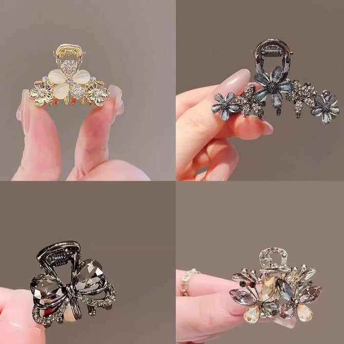 [開封] NEW.多種高品質ヘアアクセサリー キュートミニシャーククリップ