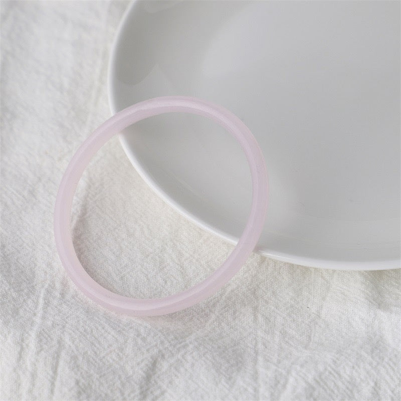 [開封] NEW.揺れると澄んだ音が鳴る手作りブレスレット、内径 58mm～60mm で多くの方にフィット、カジュアルコーデに合わせやすい手芸アクセサリー
