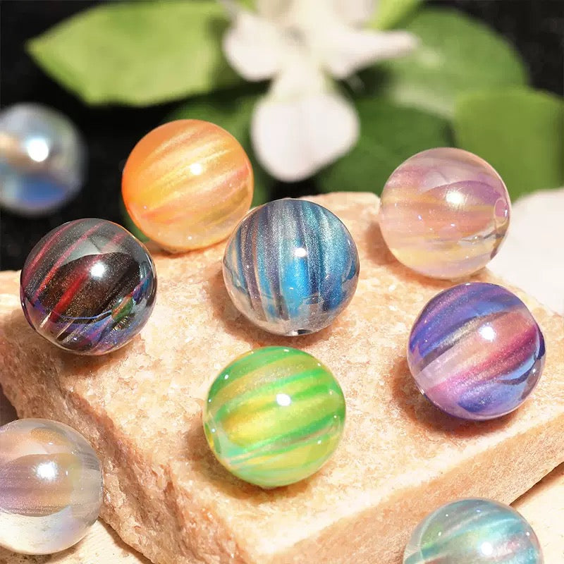 D51星の軌跡 オーロラビーズ（16mm）