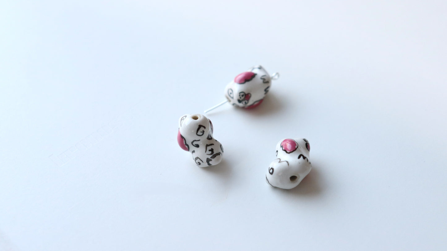 S04可愛い動物のパーカービーズ