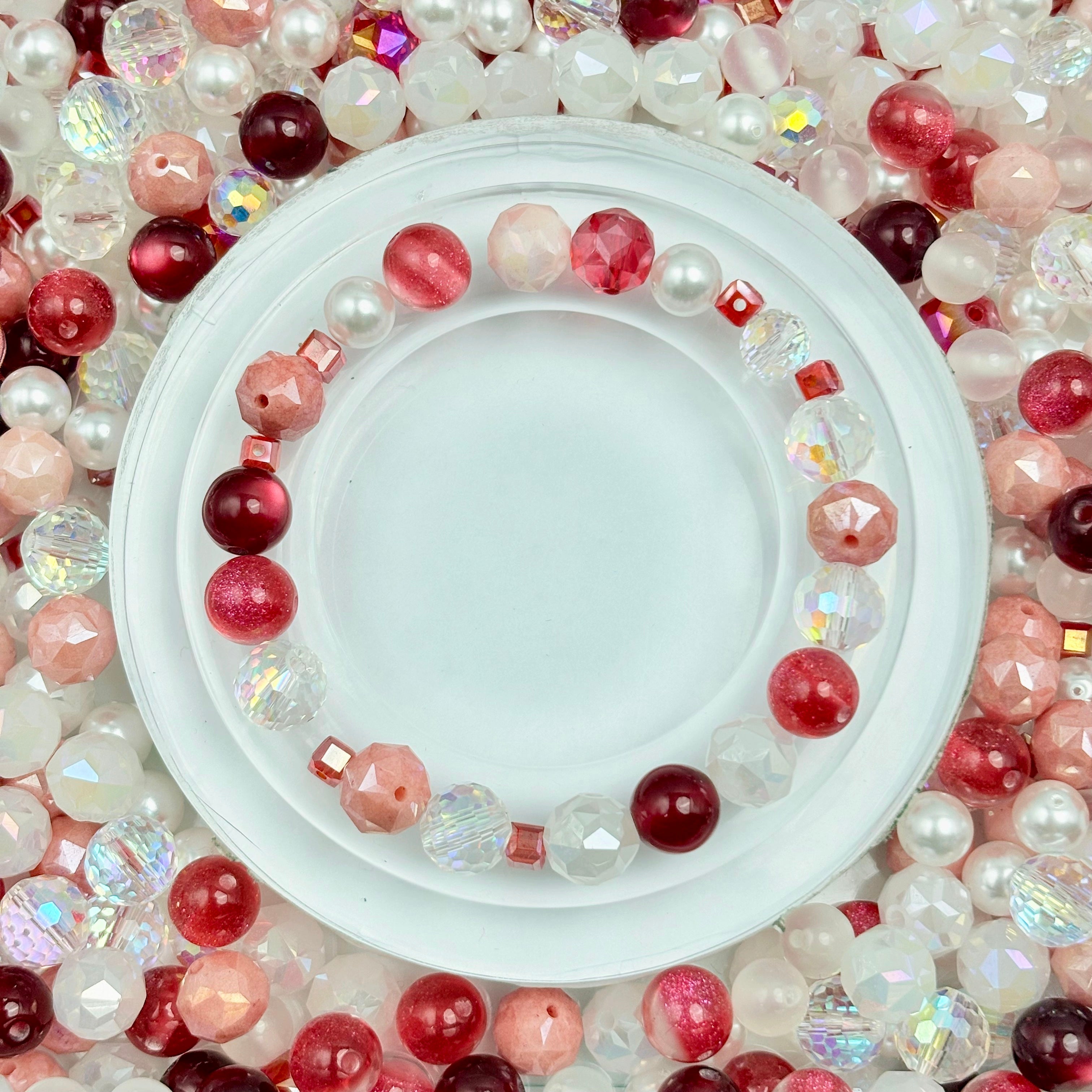 [開封] NEW.高品質ブレスレット素材 レジン・瑠璃・アクリル混合