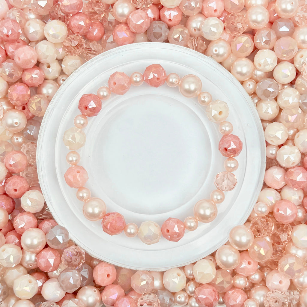 [開封] NEW.高品質ブレスレット素材 レジン・瑠璃・アクリル混合