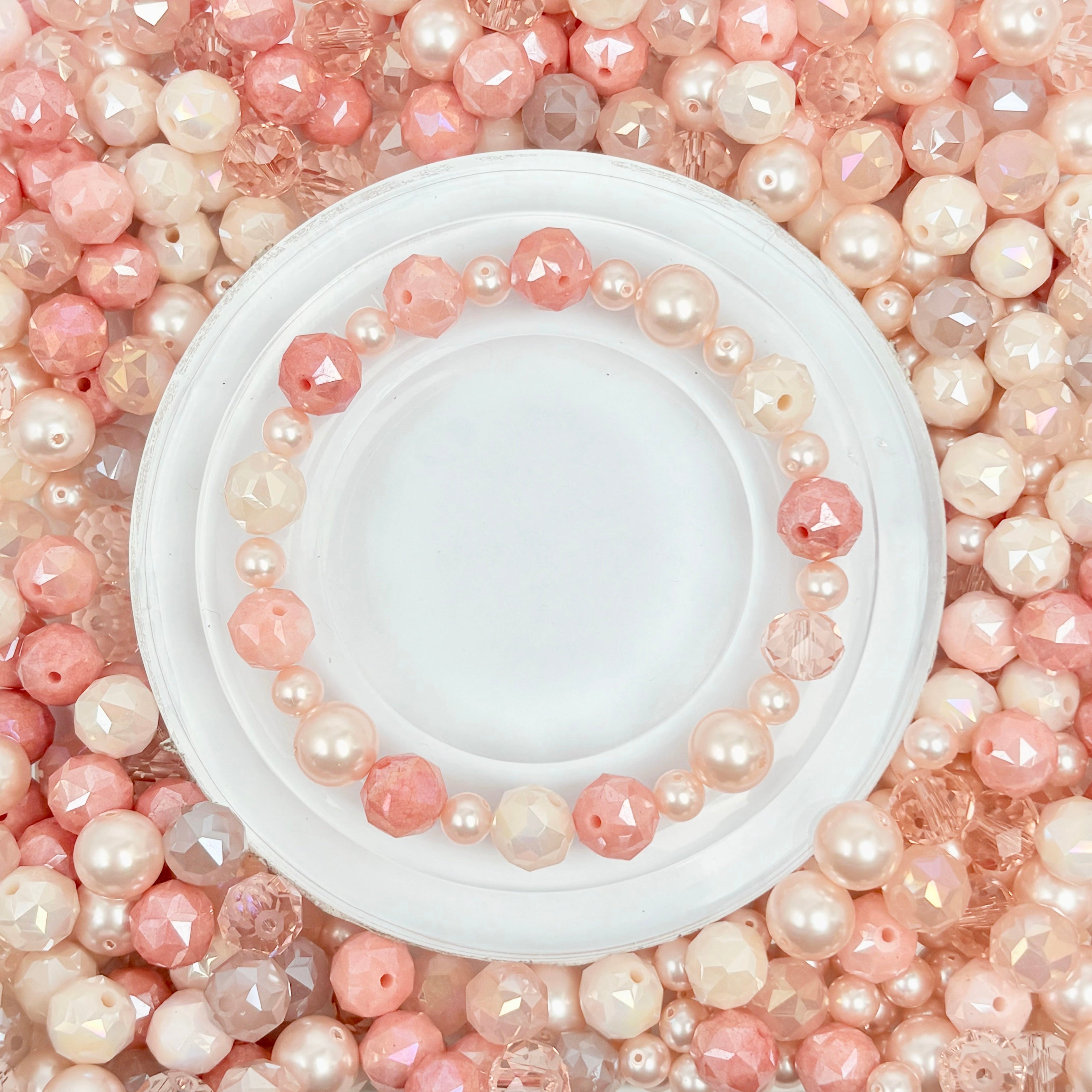 [開封] NEW.高品質ブレスレット素材 レジン・瑠璃・アクリル混合