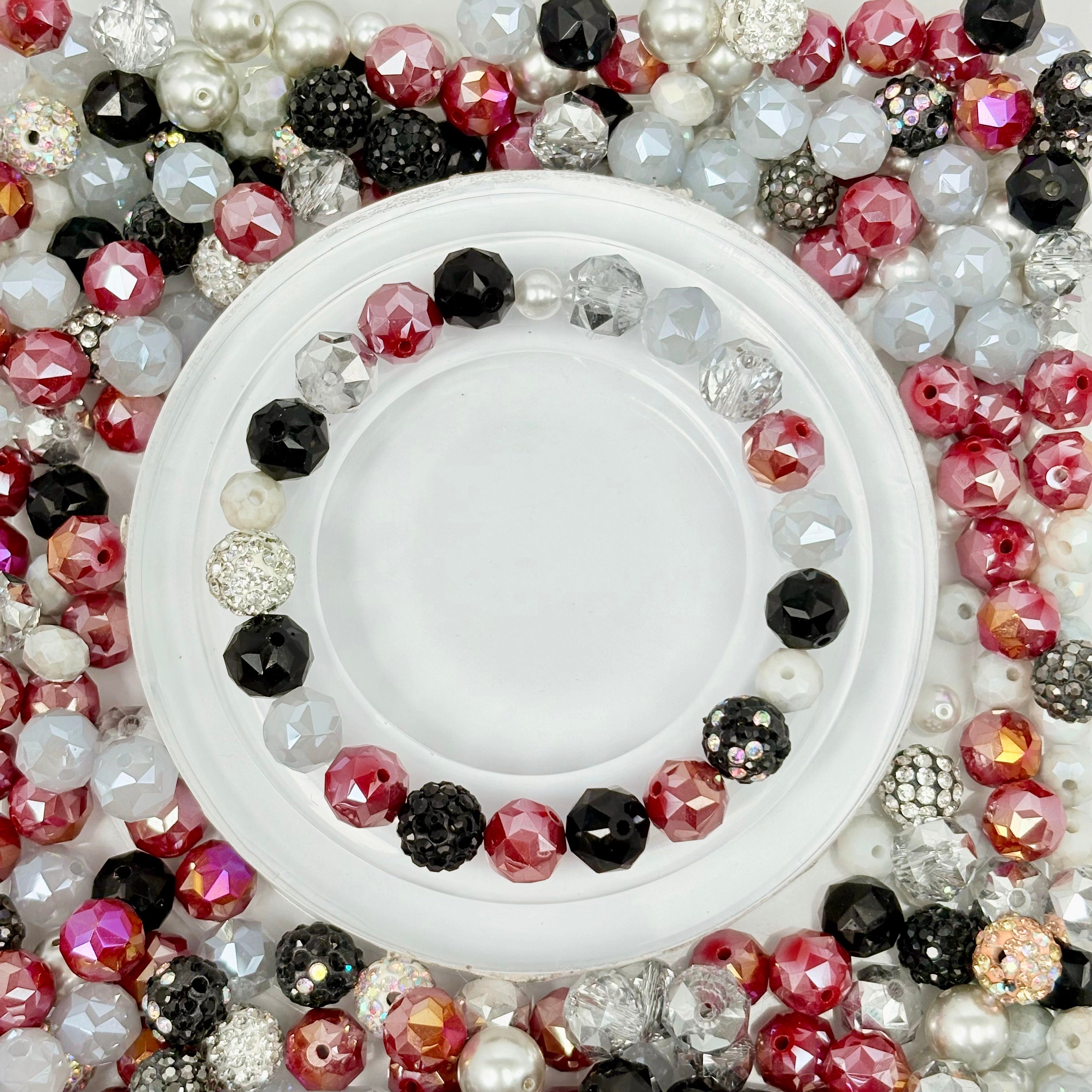 [開封] NEW.高品質ブレスレット素材 レジン・瑠璃・アクリル混合