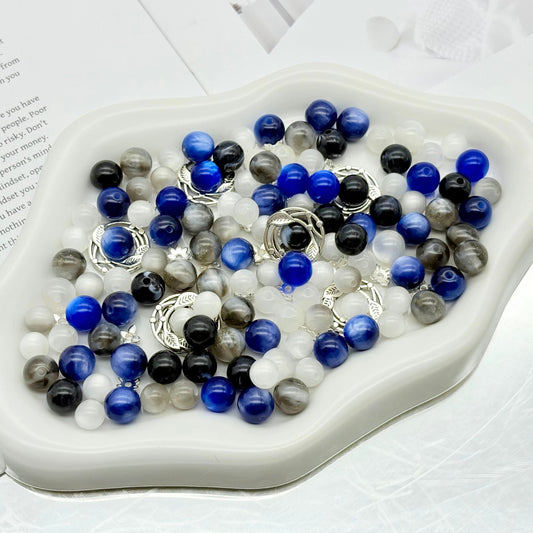 H51ブルーグレイファントムビーズ