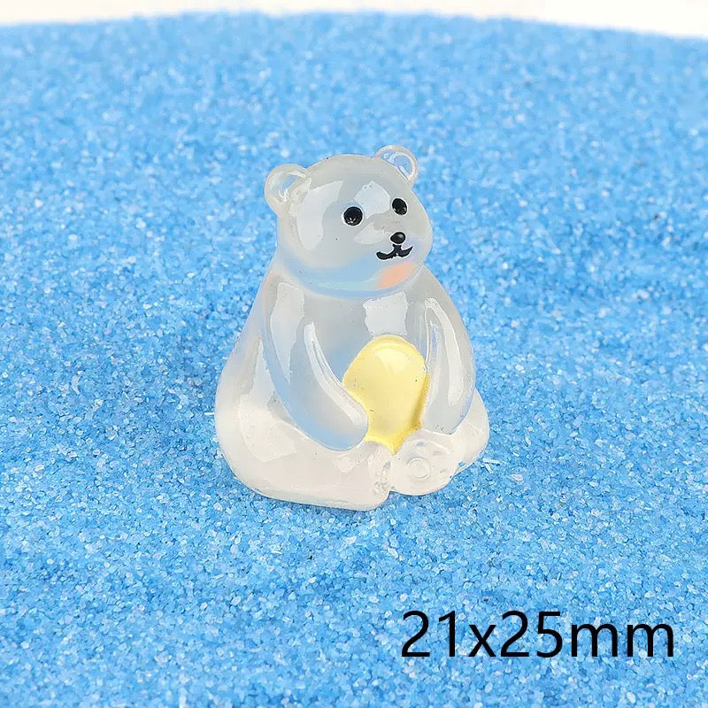 Ｔ45くまの森のどうぶつビーズ（蓄光）