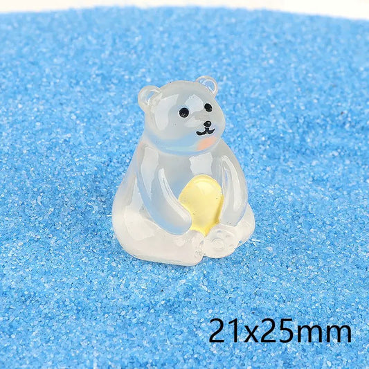 Ｔ45くまの森のどうぶつビーズ（蓄光）