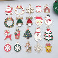 [開封] クリスマスモチーフ チャーム DIY手芸アクセサリーパーツ