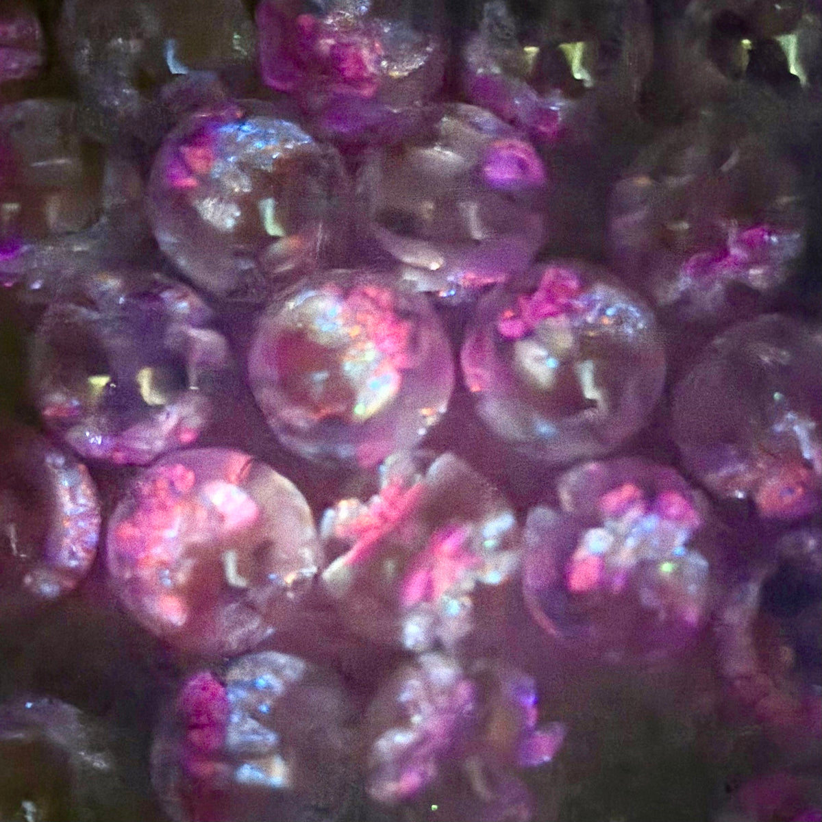[開封]16mm 蝶モチーフレジンストレートホール ビーズ DIY手芸アクセサリーパーツ